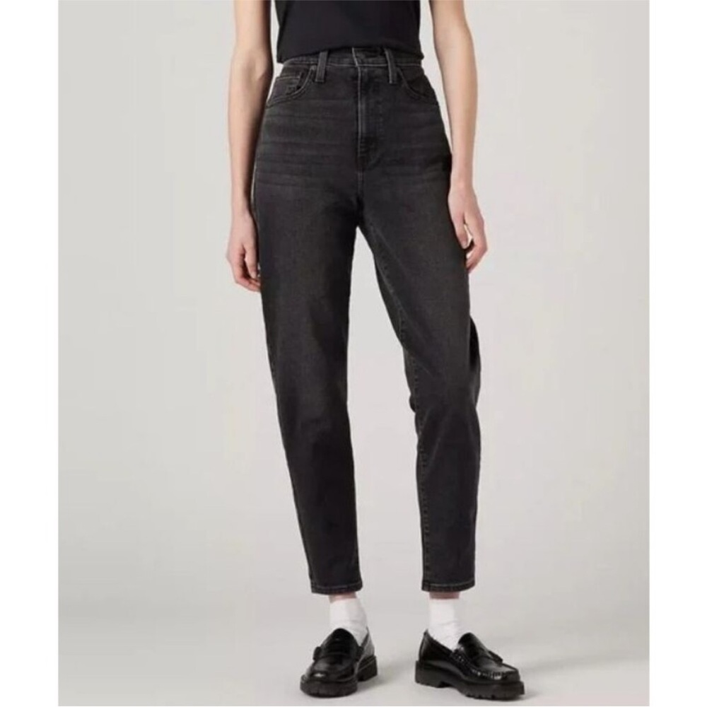 Levi’s High Waisted Mom Jeans Women’s Black High Rise Jeans Size 32